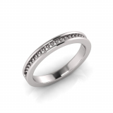 Princess Channel Set Eternity Band