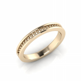 Princess Channel Set Eternity Band