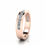 Princess Channel Set Eternity Band