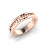 Princess Channel Set Eternity Band