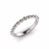 Shared Claw Round Wedding Band
