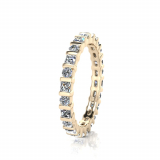 Princess And Round End Set Wedding Band