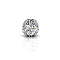 Fancy Scallop Set Slider Pendant