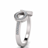 Pave Infinity Ring