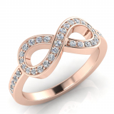 Pave Infinity Ring