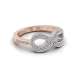 Pave Infinity Ring