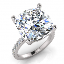 Four Claw Set Cushion | Scallop Set Shoulders