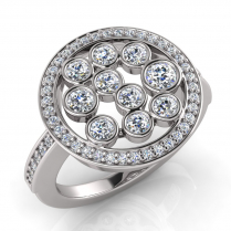 Bezel Multi-Stone Dress Ring