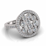 Bezel Multi-Stone Dress Ring