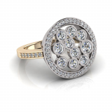 Bezel Multi-Stone Dress Ring