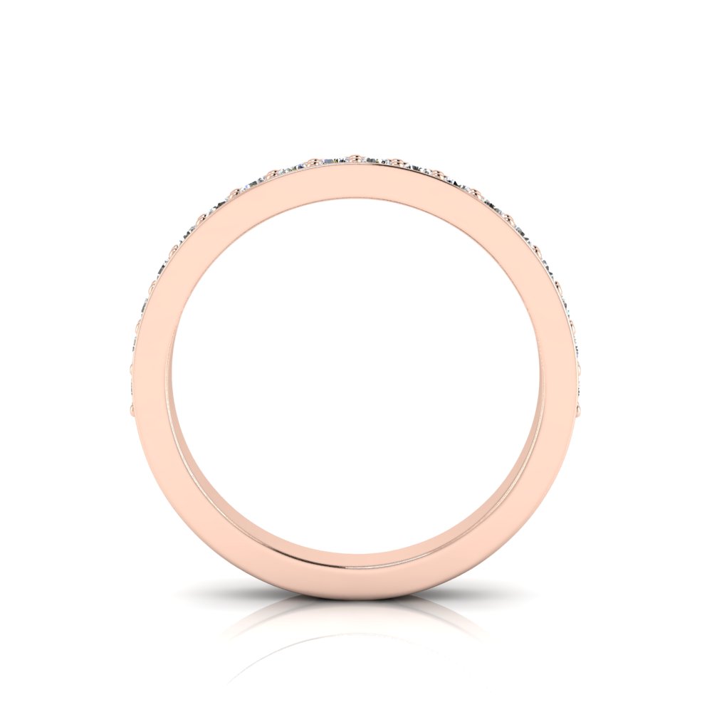 Pave Set Wedding Ring Matching Wedding Ring For J0255 Chemgold