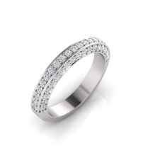 Pave Set Wedding Ring Matching Wedding Ring For J0216