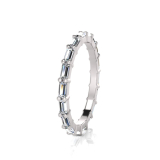 Baguette Claw Set Eternity Ring