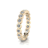 Round Bezel Set Eternity Ring