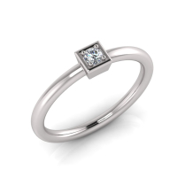 Claw Set Round In Square Shape ǀ Half Round Shank 