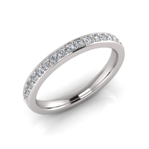 Pave Set Wedding Ring Matching Band To J0470 - J0478