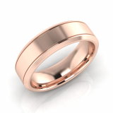 Bevelled Edge Men's Ring