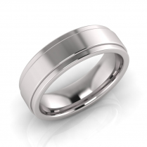 Flat Sleeve Men's Ring