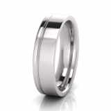 Flat Two Tone Men’s Ring