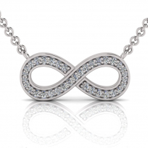 Pave Set Infinity Link