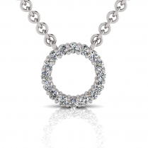 Round Claw Set Pendant