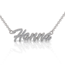 Order Hanna or Request Custom Diamond Name Pendant