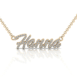 Order Hanna or Request Custom Diamond Name Pendant