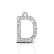 Claw Set Letter Pendant = Initial D