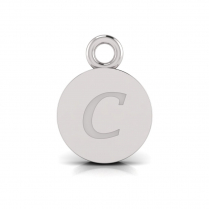 Disk Letter Pendant = Initial C