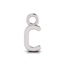 Block Letter Pendant = Initial C
