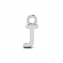 Block Letter Pendant = Initial J