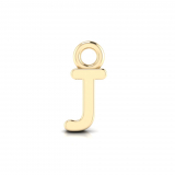 Block Letter Pendant = Initial J