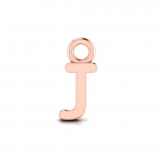 Block Letter Pendant = Initial J