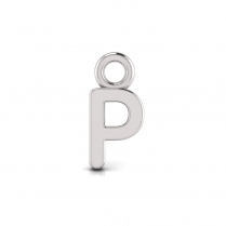Block Letter Pendant = Initial P