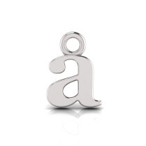 Block Letter Pendant = Initial a