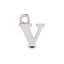 Block Letter Pendant = Initial v