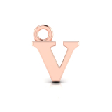 Block Letter Pendant = Initial v