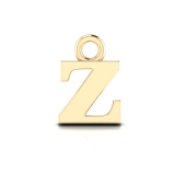 Block Letter Pendant = Initial z