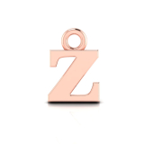 Block Letter Pendant = Initial z