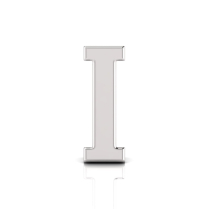Slider Letter Pendant = Initial I