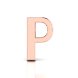 Slider Letter Pendant = Initial P