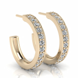 Pave Set Earring