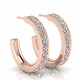 Pave Set Earring