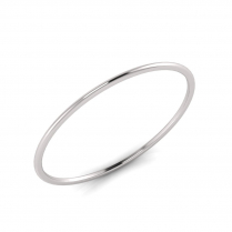 2mm Wide Half-Round Profile Bangle Size S