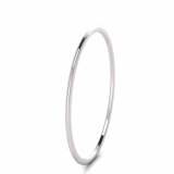 2mm Wide Half-Round Profile Bangle Size M