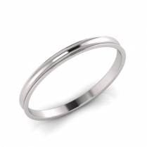 6mm Wide Concave Profile Bangle Size L