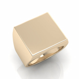 Gents Square Shaped Signet Ring