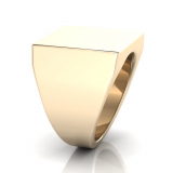 Gents Square Shaped Signet Ring