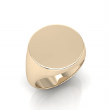 Gents Round Shaped Signet Ring