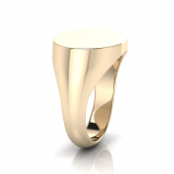 Gents Oval Shaped Signet Ring